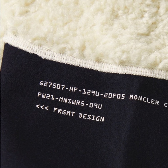 Moncler Genius - 7 Moncler Fragment Wool-Fleece and Jersey Zip-Up Cardigan - Picture 4 of 8